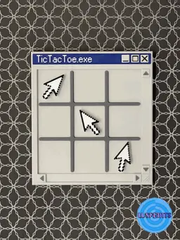Windows 98 Inspired Tic-Tac-Toe 3d model