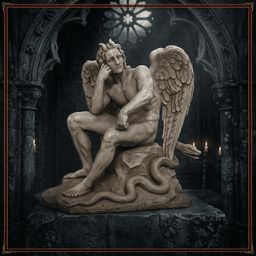 Lucifer Sculpture for 3D print 3d model