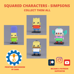 SQUARED PERRY THE PLATYPUS 3d model