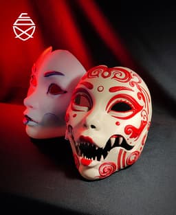 Geisha Mask 3d model