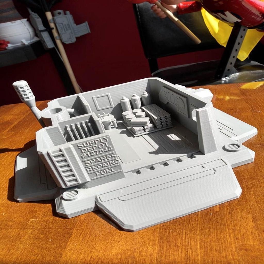 Starcraft 2 Supply Depot 3d model