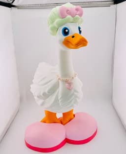 Slippers & Shower Cap Goose Gear for Porch Goose 3d model