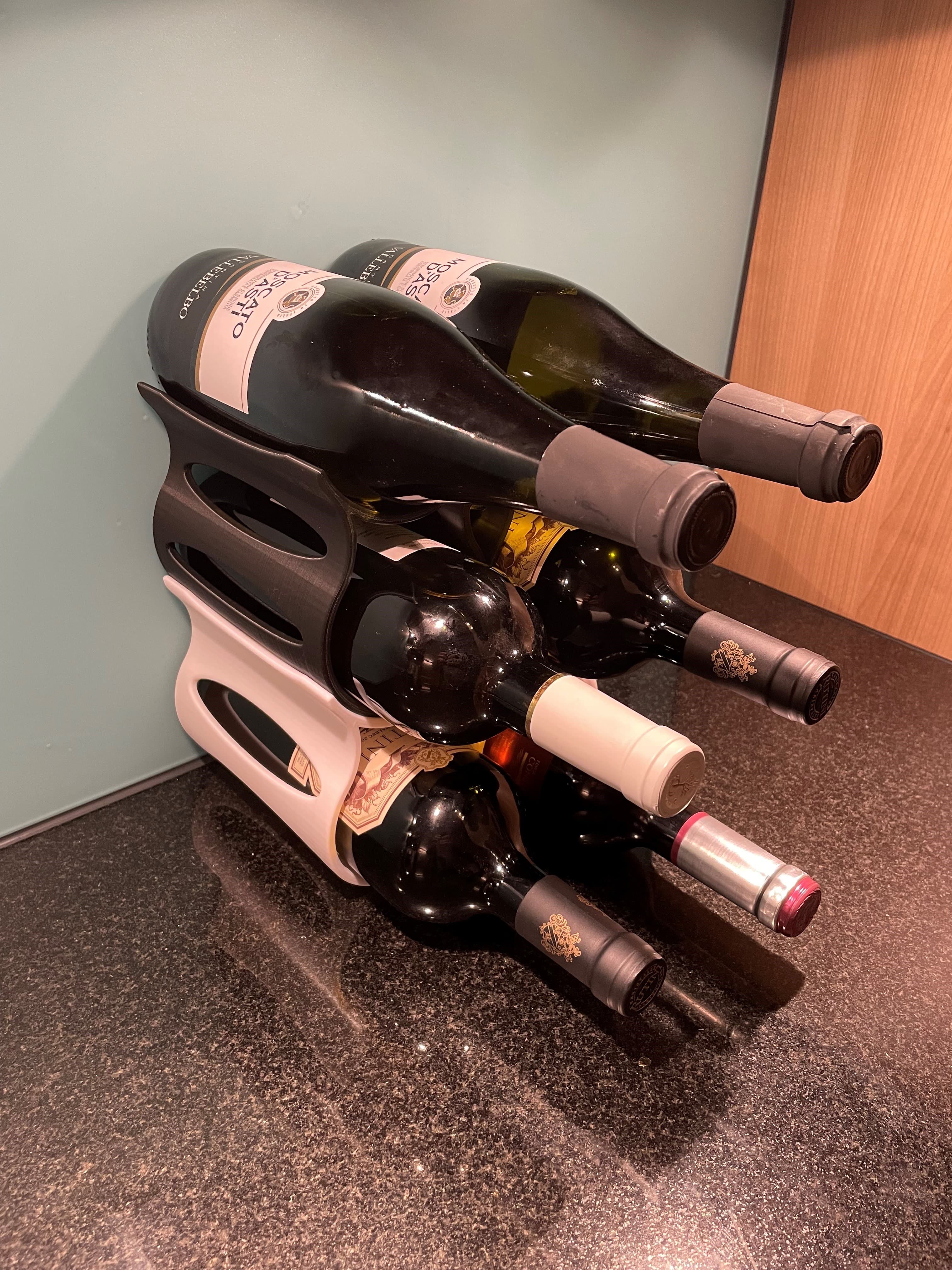 Bottle Rack Modular Type 1.stl 3d model