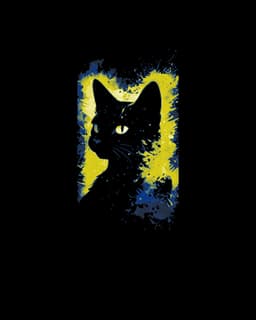 Magical Power and Mystery of the Black Cat - Set of 3 Bookmarks 3d model
