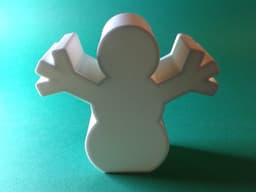 Snowman nestable box (v1) 3d model