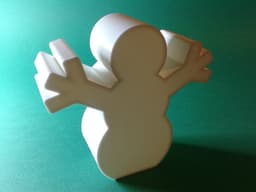 Snowman nestable box (v1) 3d model