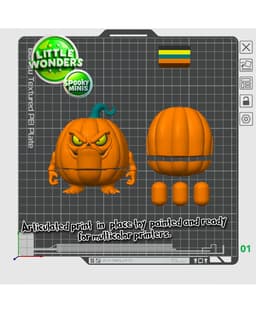 Grumpking (Spooky Mini) 3d model