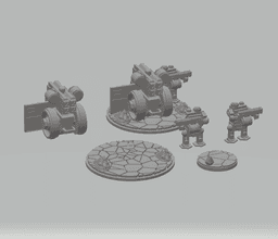FHW: Worker Bots Heavy Riveter Weapon 3d model
