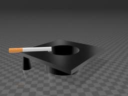 Dr. Aschenbecher - 100% plagiatsfrei 3d model