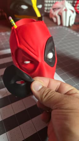 Deadpool Pencil Holder – Back to School Edition 3d model