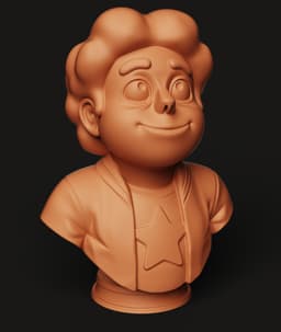 Steven Universe Bust - Crystal Gems Leader 3D Model | Fan Art 3d model