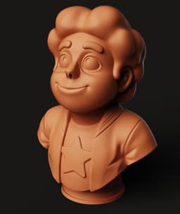 Steven Universe Bust - Crystal Gems Leader 3D Model | Fan Art 3d model