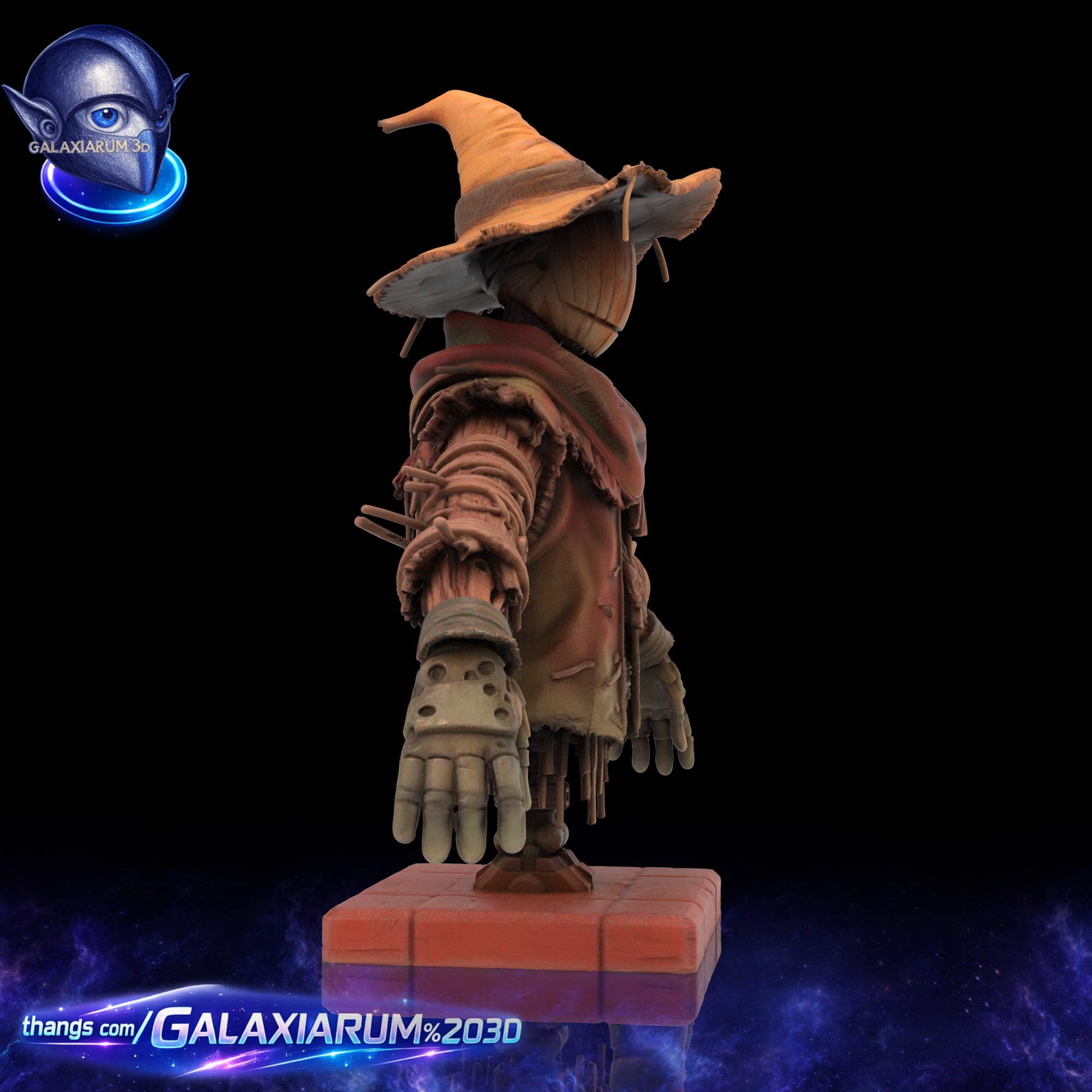 Mars Field Scarecrow 3d model