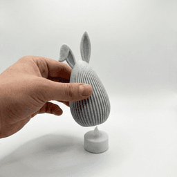 JAPANDI BUNNY TEALIGHTS / MODERN EASTER DECOR / BUNNY DECOR / HOMEDECOR / DECORATIONS 3d model