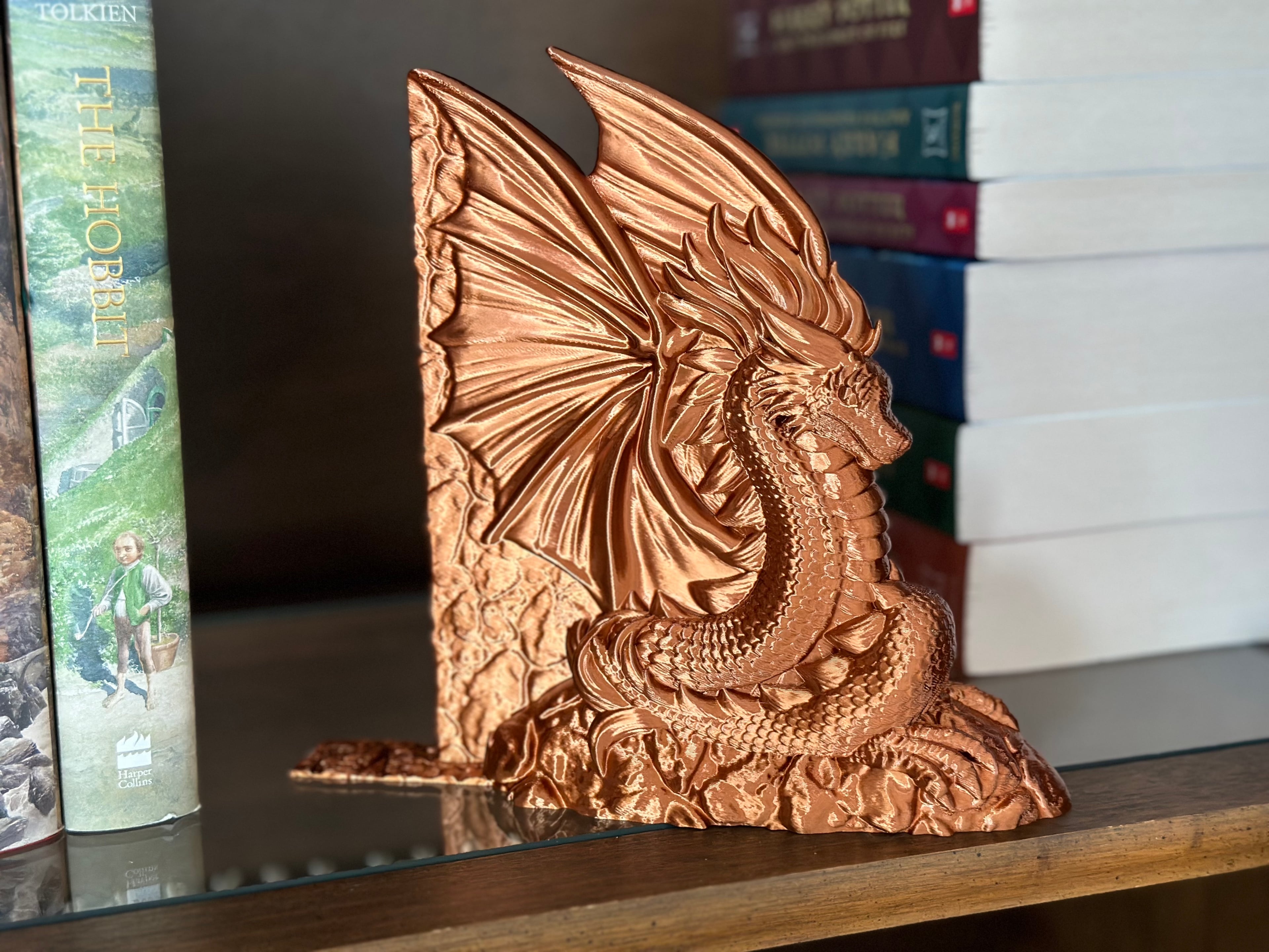 Dragon Bookend: Support-free 3d model