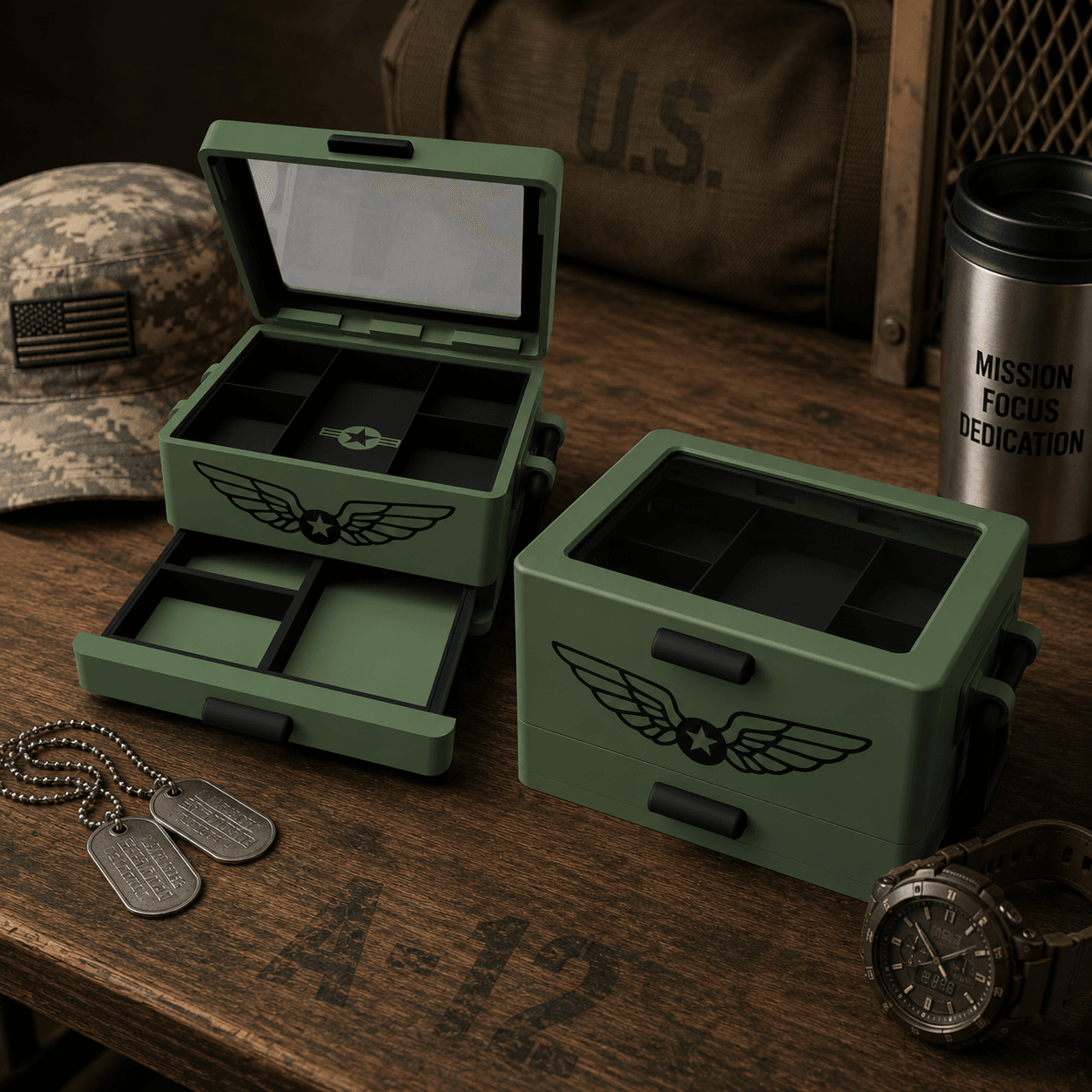 Personal Effects Box – 3D Printable Storage Case 3d model