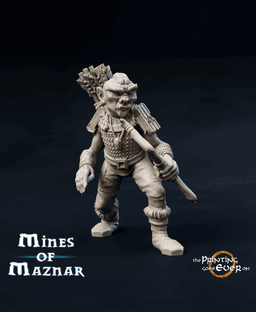 Maznar Goblin Army - 27 Minis 3d model