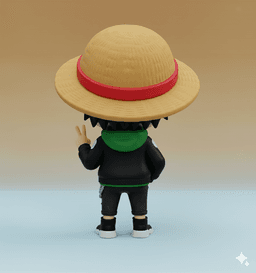 MONKEY D. LUFFY MODERN AND URBAN EDITION 3d model