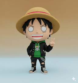 MONKEY D. LUFFY MODERN AND URBAN EDITION 3d model