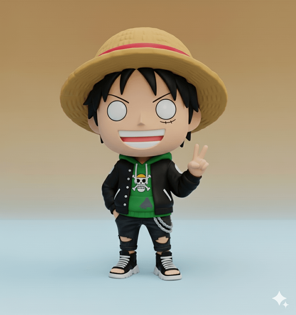 MONKEY D. LUFFY MODERN AND URBAN EDITION 3d model