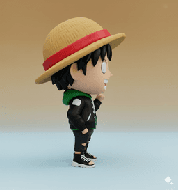 MONKEY D. LUFFY MODERN AND URBAN EDITION 3d model