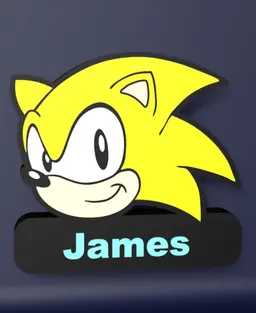Sonic the Hedgehog - LED Strip compatible 3d model