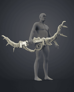 Failnaught Bow - Fire Emblem 3d model
