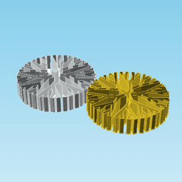 Fract5-2-2-2, nestable box (v2) 3d model