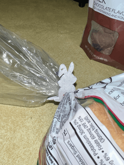Bunny Bread Clip 3d model