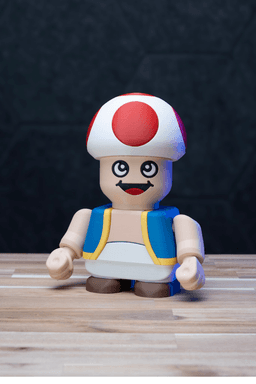 Chunky Toad - Super Mario Bros Kit | No Supports, No AMS, No Glue 3d model