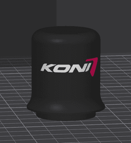 Steeda Mount+Koni Yellow Protective Cover (Mustang S550) 3d model