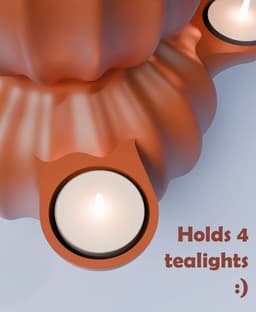 Vase & Tealight Holder 3d model