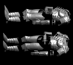 BERSERK ARMOR GUTS ARMOR SET the black swordsman life size cosplay - Berserk Fan Art 3d model