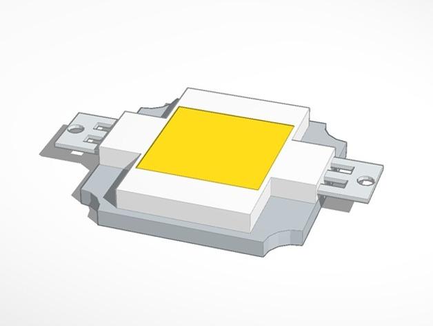 LED Flood Light - 10W White 3d model