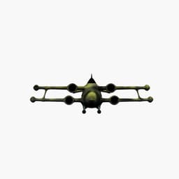 Futuristic Biplane v2 3d model