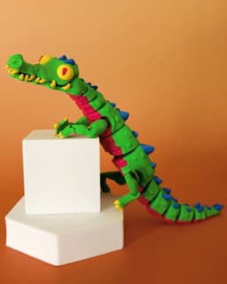 Twisty Crocodile 3d model
