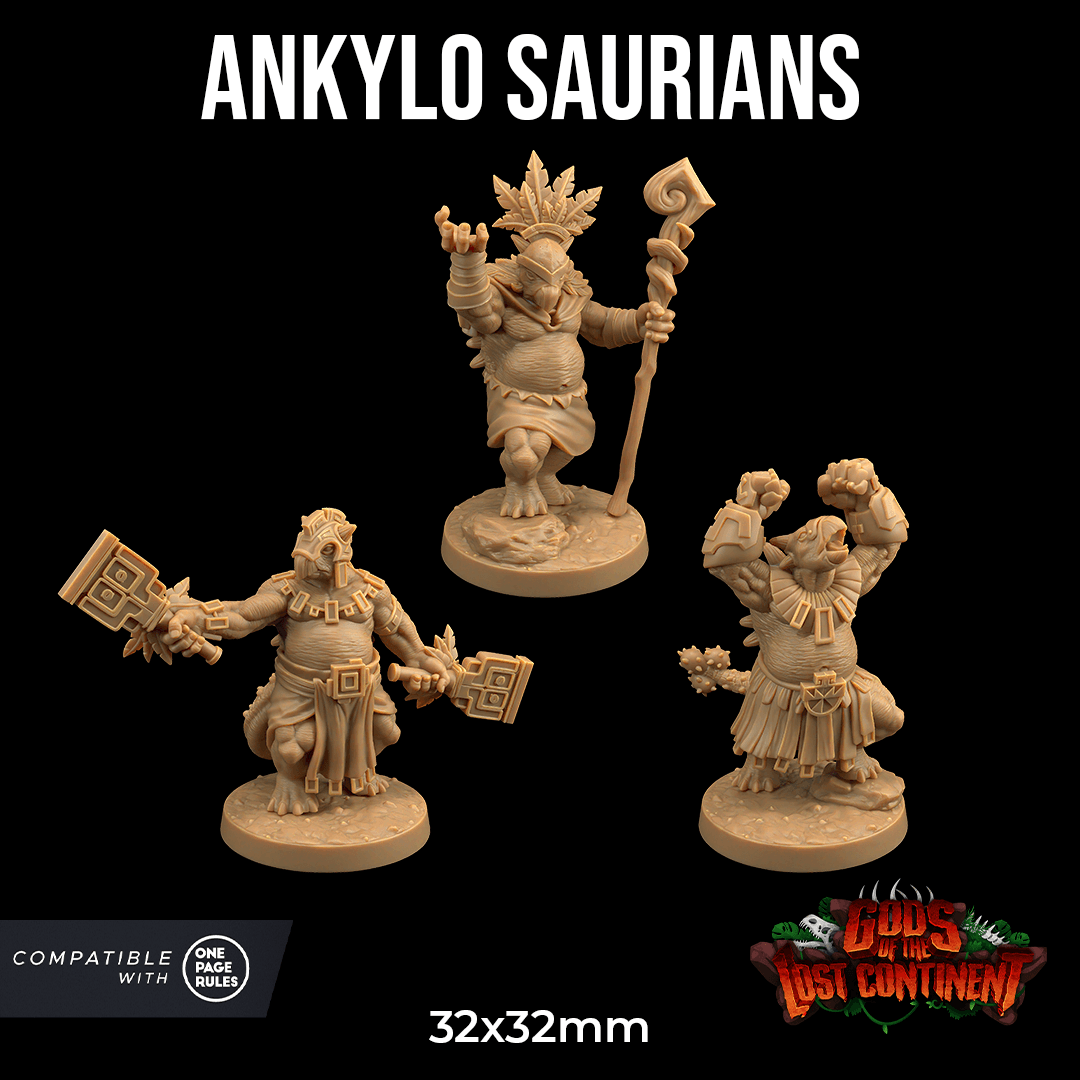 Ankylo Saurians 3d model