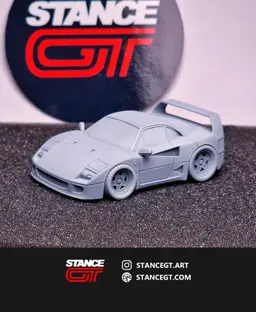 Ferrari F40 | Scale model kit car 3d model