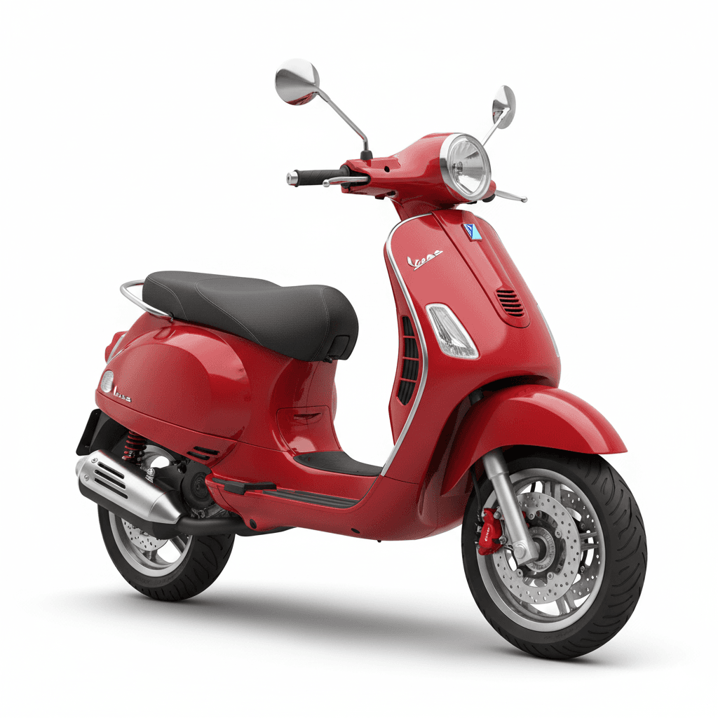 Vespa ET4 150 Urban Scooter Motorcycle 3d model