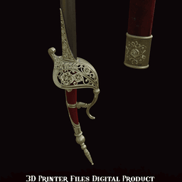 Fantasy Lea Monad Cosplay Rose Sword Lies of P Overture 3d model