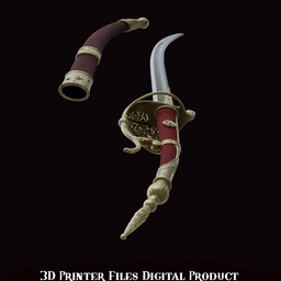 Fantasy Lea Monad Cosplay Rose Sword Lies of P Overture 3d model