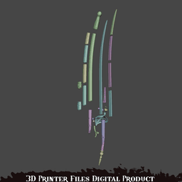 Fantasy Lea Monad Cosplay Rose Sword Lies of P Overture 3d model