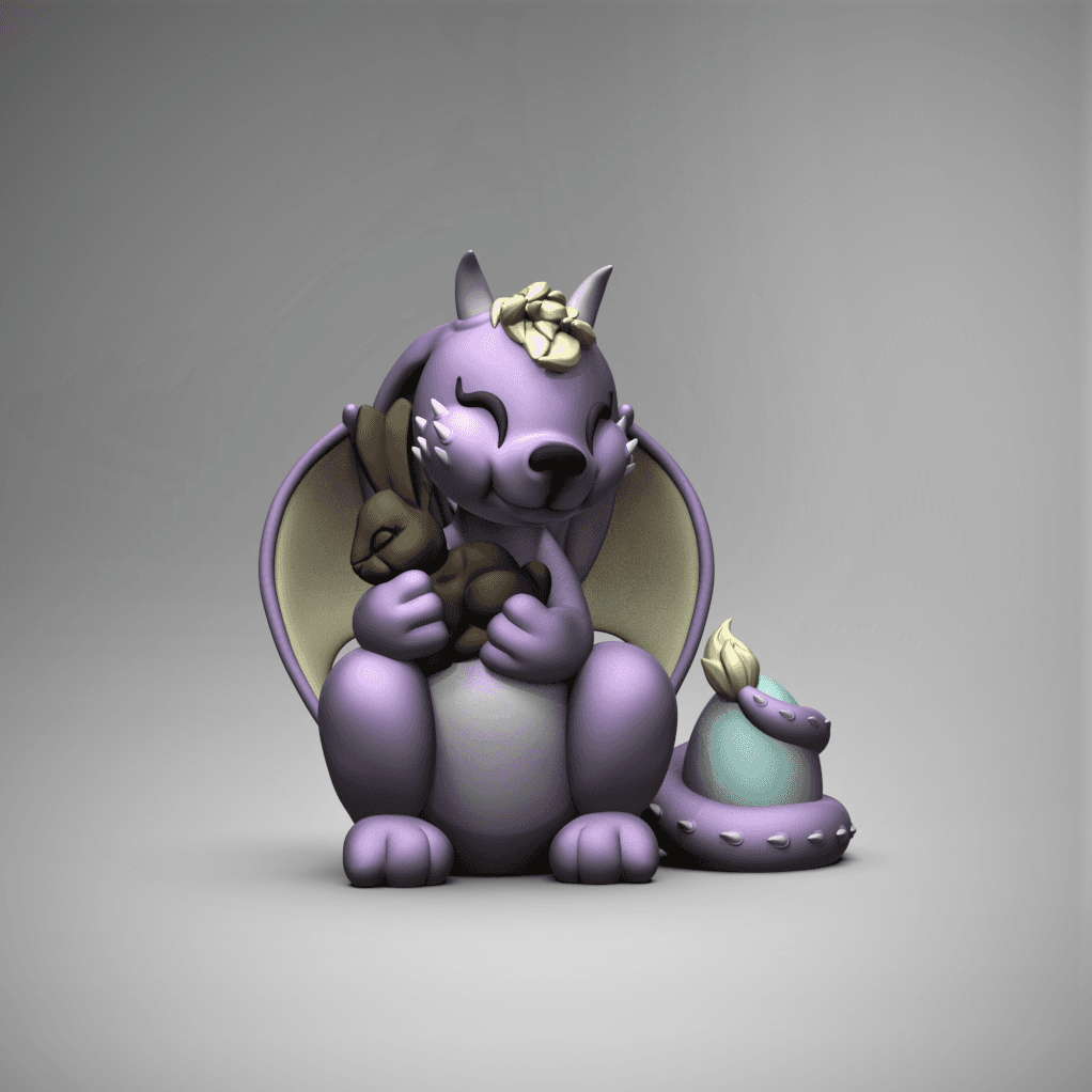 Bunny the Baby Dragon 3d model