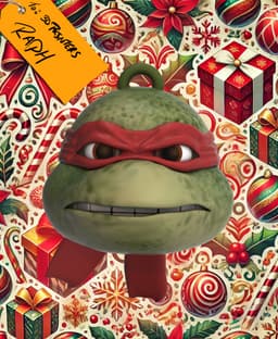 1990 Rapheal Christmas Ornament 3d model