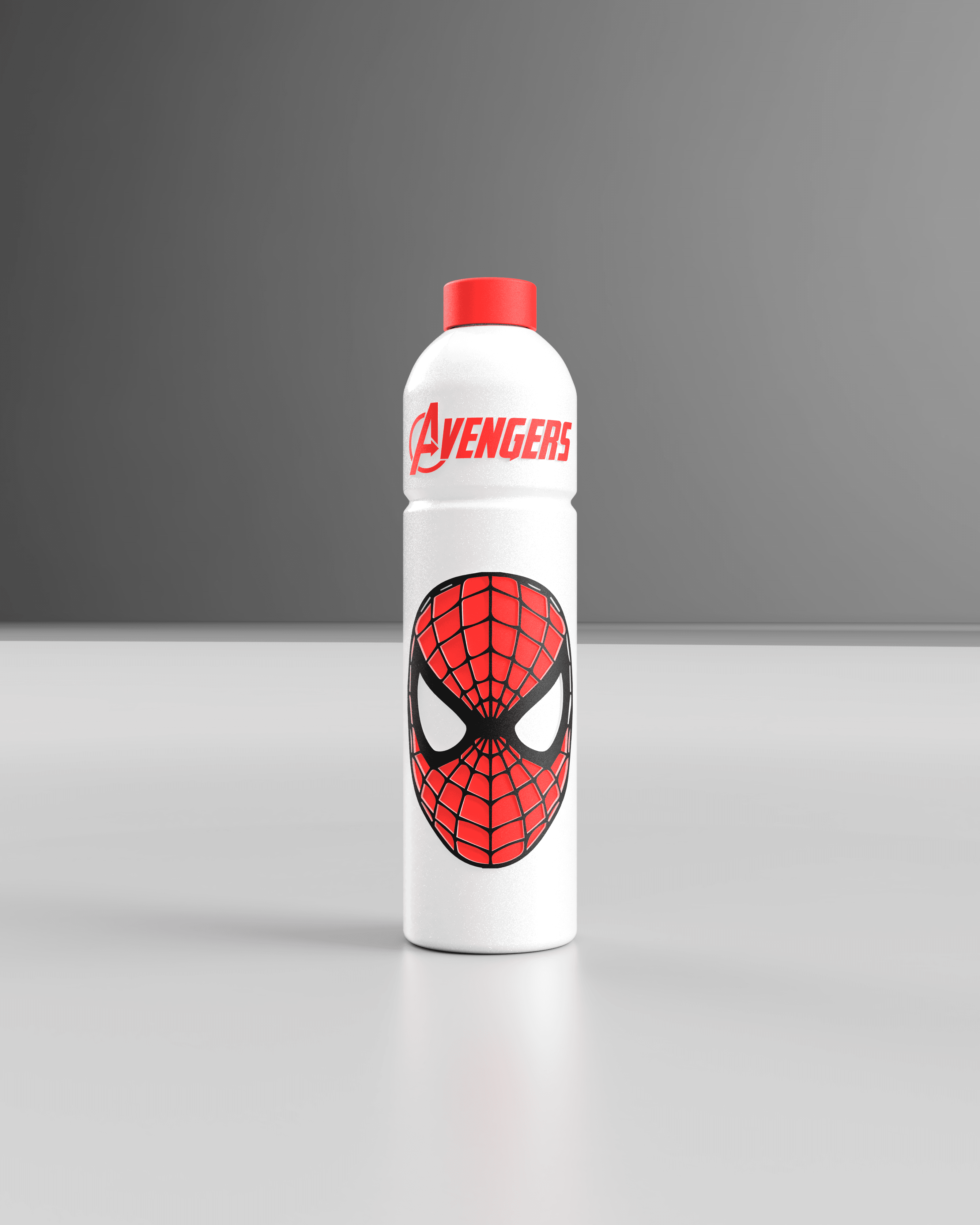 MARVEL WATER BOTTLE (SPIDER MAN) 3d model