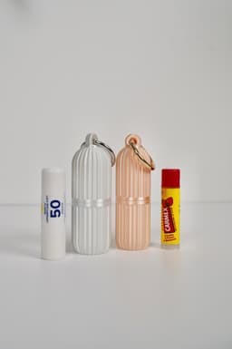 LIPPIA Lip Balm Holder Keychain I Chapstick Holder 3d model