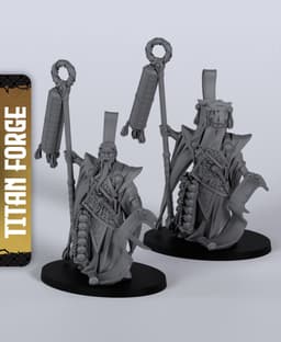 Thunder Mage - With Free Dragon Warhammer - 5e DnD Inspired for RPG and Wargamers 3d model