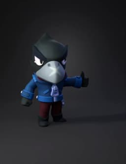 Crow from Brawl Stars 3d model