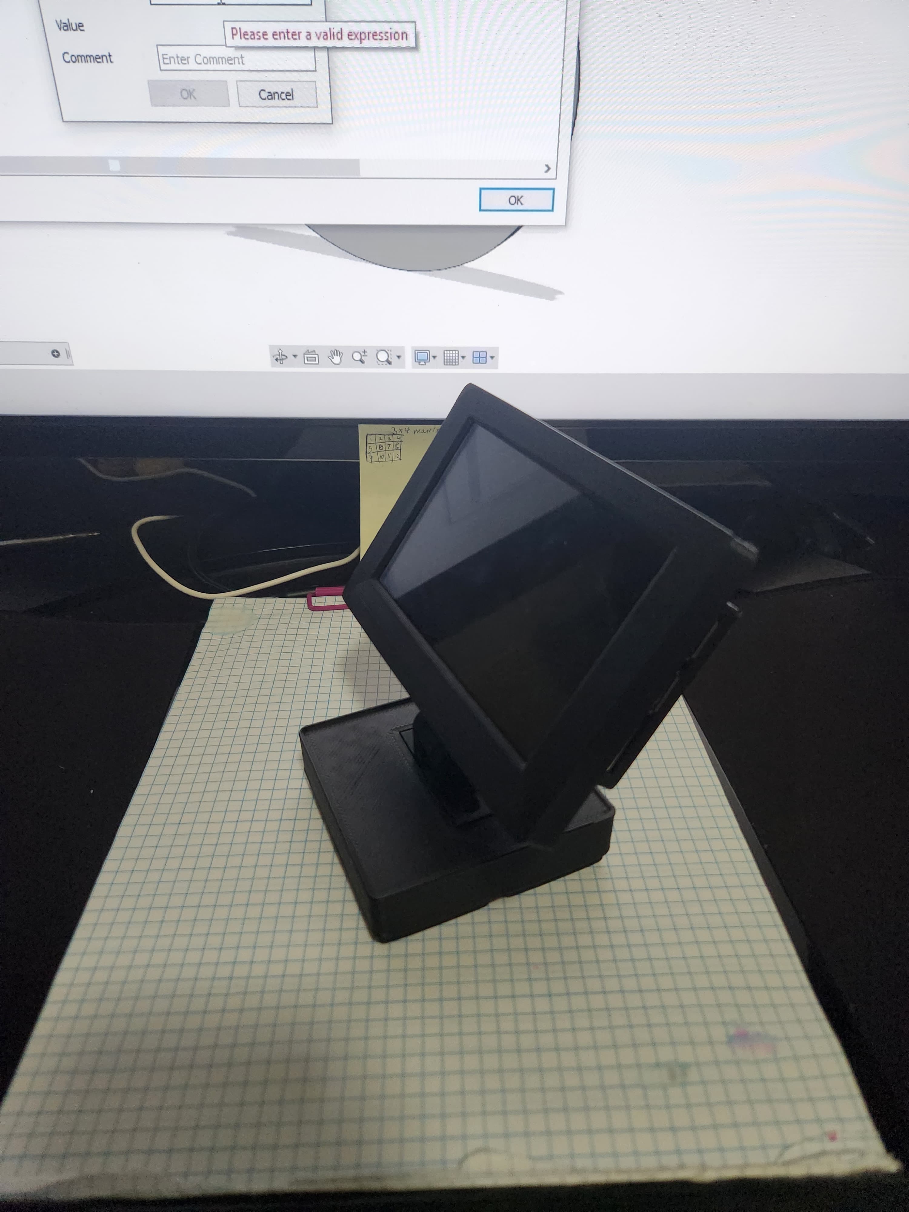 pitft50 case mount.stl 3d model