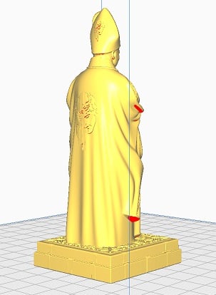 PopeXIV_Standing.stl 3d model